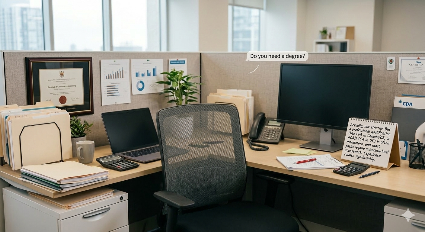 Do you need a degree to be an Accountant