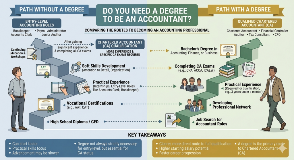 Do you need a degree to be an Accountant